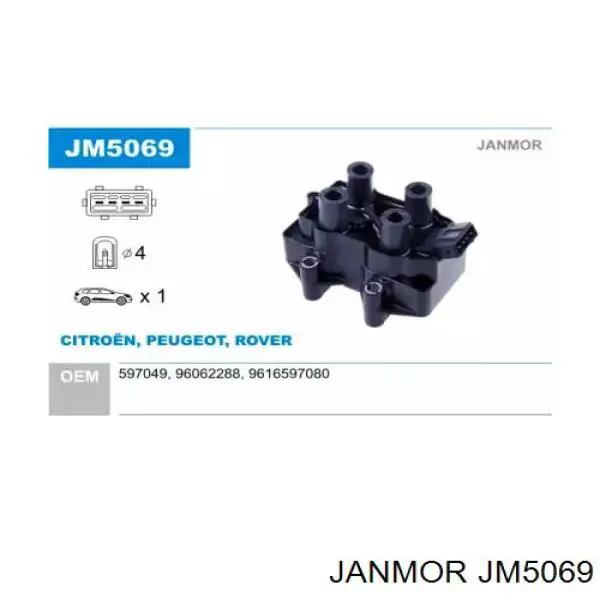 JM5069 Janmor катушка