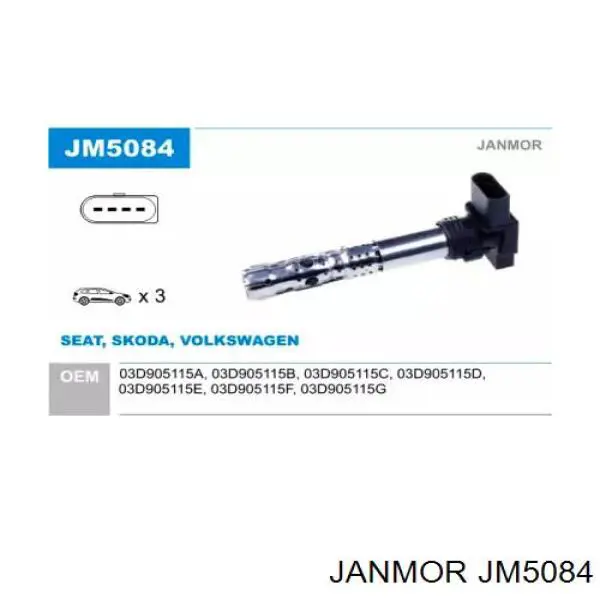 JM5084 Janmor катушка