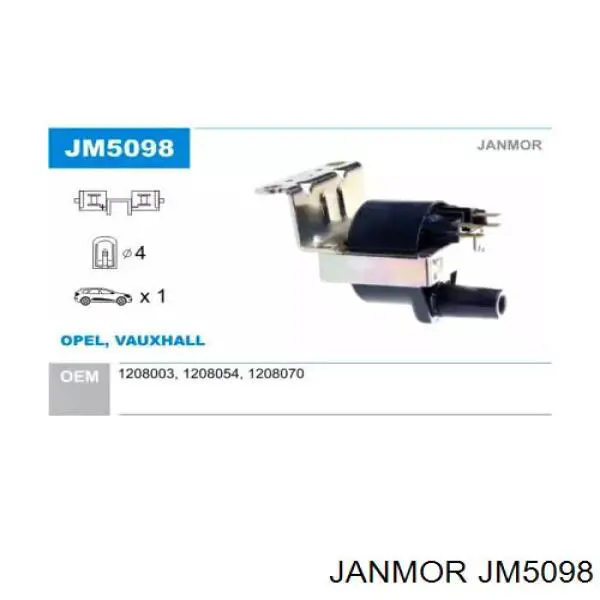 JM5098 Janmor катушка