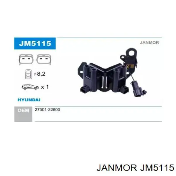 JM5115 Janmor катушка