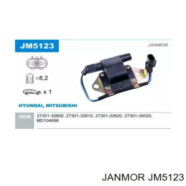 JM5123 Janmor катушка