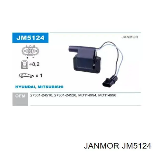 JM5124 Janmor катушка