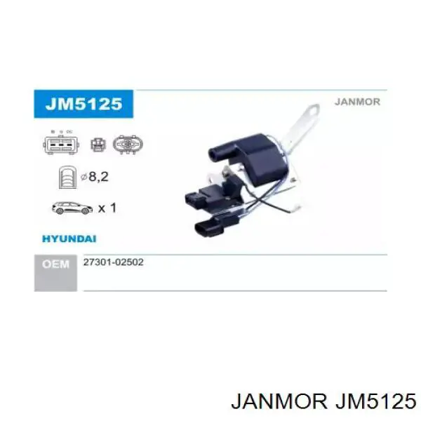 JM5125 Janmor катушка