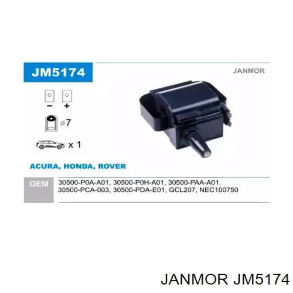 JM5174 Janmor катушка