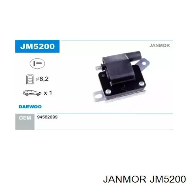 JM5200 Janmor катушка