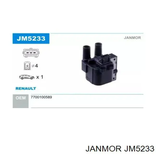 JM5233 Janmor катушка