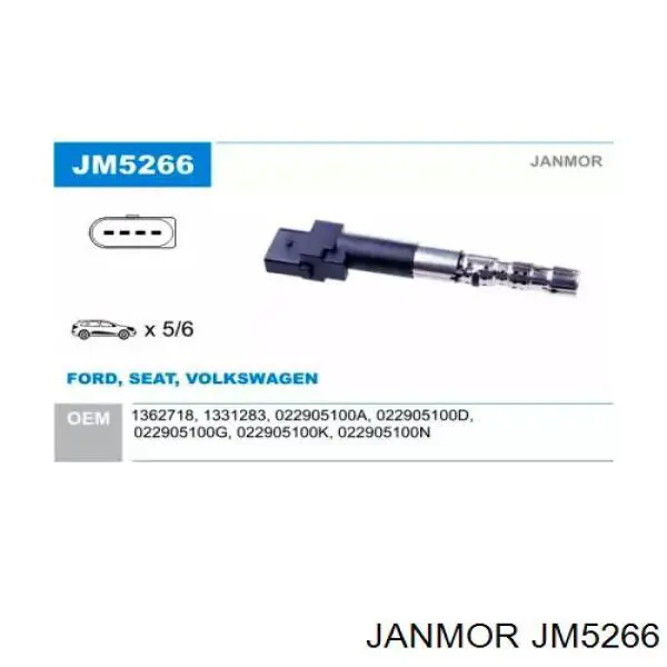 JM5266 Janmor катушка