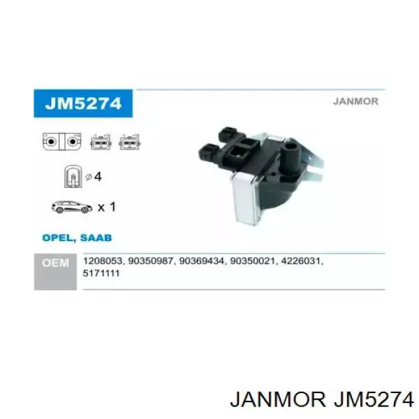 JM5274 Janmor катушка