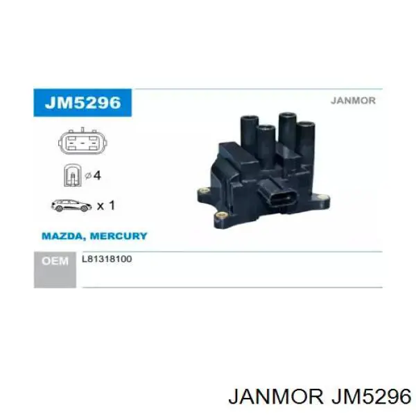 JM5296 Janmor катушка