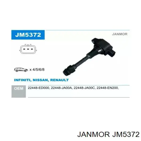 JM5372 Janmor катушка