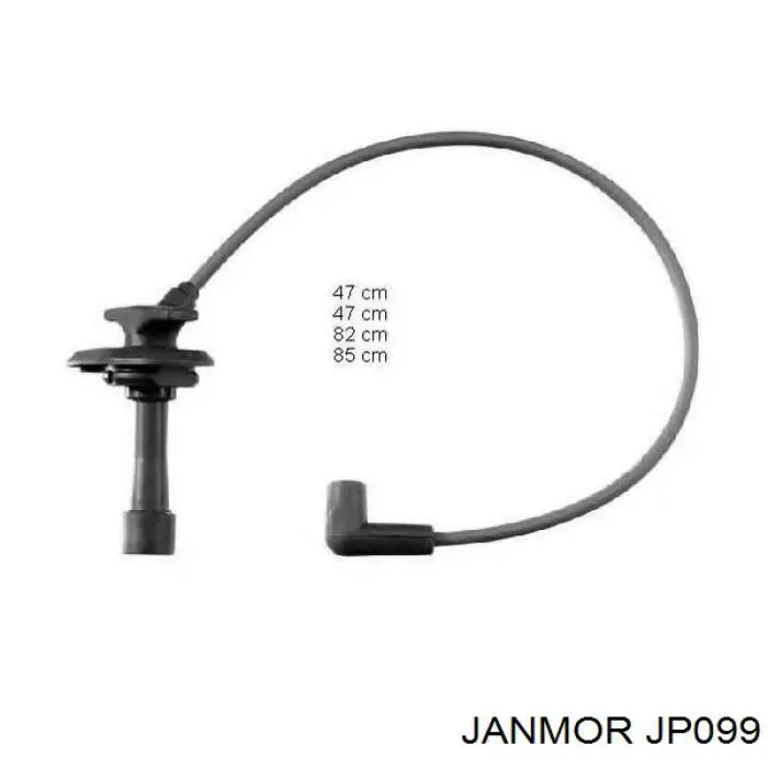 Провода зажигания Janmor JP099 цена, от 33.46 USD