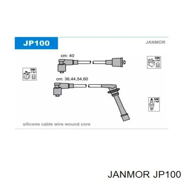 JP100 Janmor высоковольтные провода