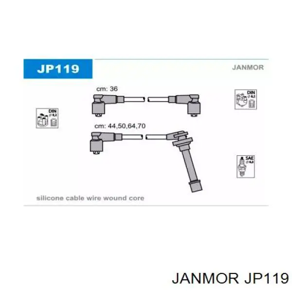 JP119 Janmor высоковольтные провода