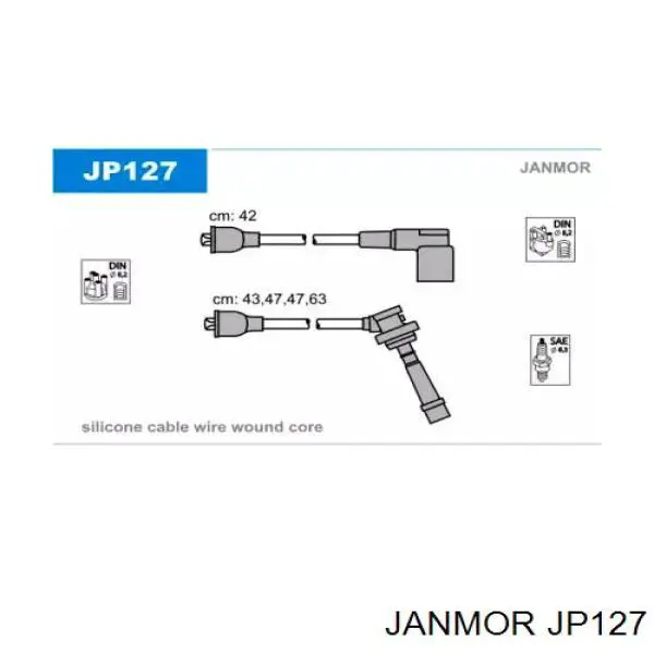 JP127 Janmor высоковольтные провода