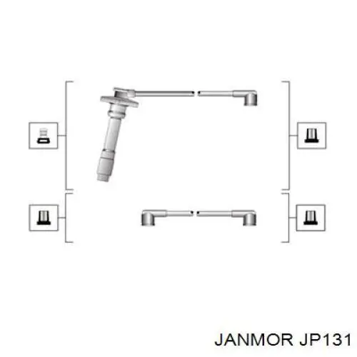 JP131 Janmor Провода высоковольтные