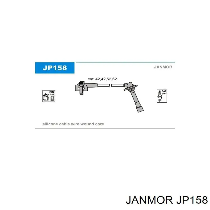 Высоковольтные провода JP158 Janmor