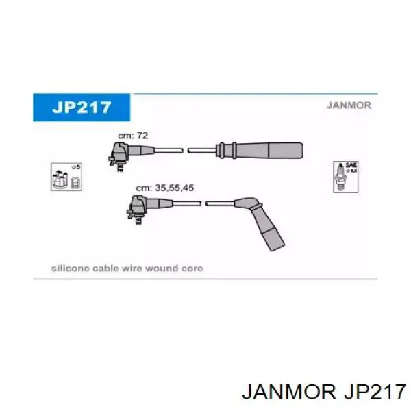 Высоковольтные провода JP217 Janmor