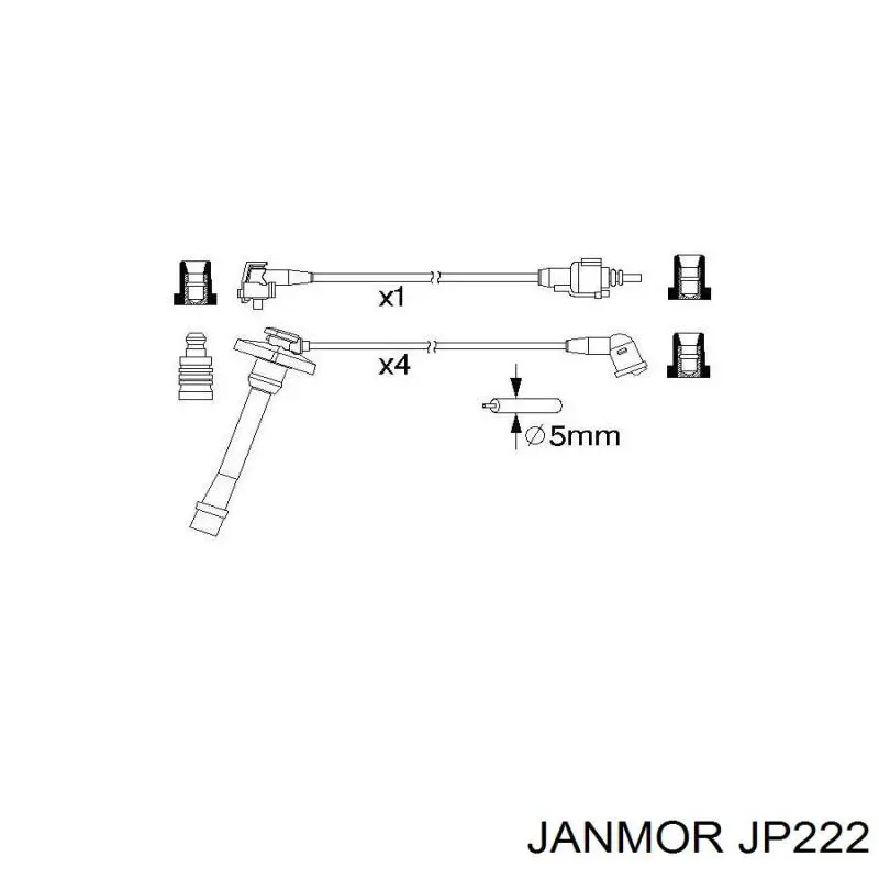 JP222 Janmor высоковольтные провода