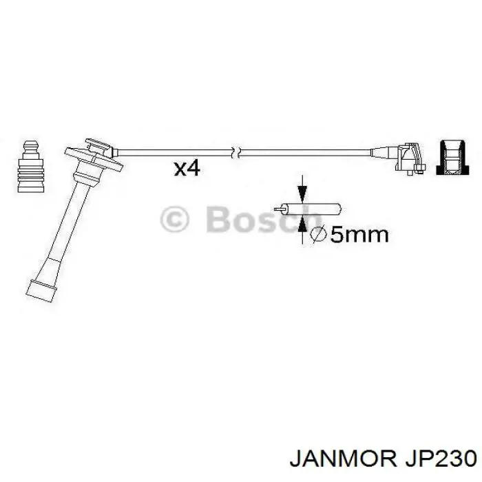 Купить JP230 Janmor Провода высокого напряжения