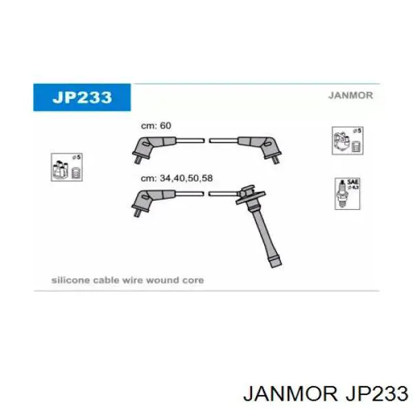 Высоковольтные провода JP233 Janmor