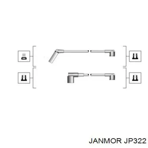 JP322 Janmor высоковольтные провода