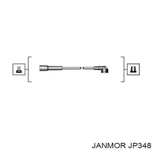 Высоковольтные провода JP348 Janmor