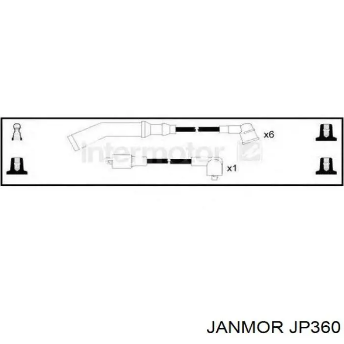 JP360 Janmor высоковольтные провода