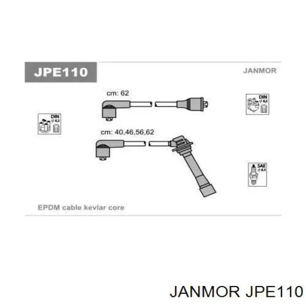 JPE110 Janmor высоковольтные провода