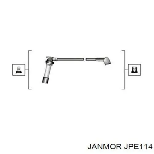 Купить JPE114 Janmor Провода высокого напряжения