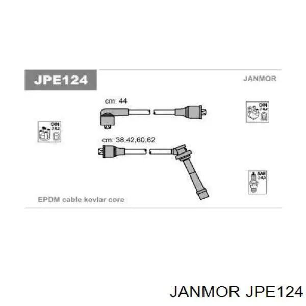 JPE124 Janmor высоковольтные провода