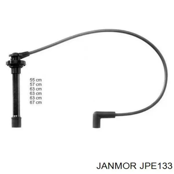 JPE133 Janmor высоковольтные провода