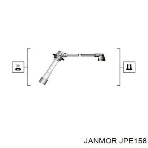 Высоковольтные провода JPE158 Janmor