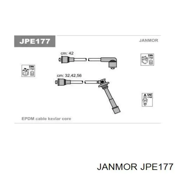 JPE177 Janmor высоковольтные провода