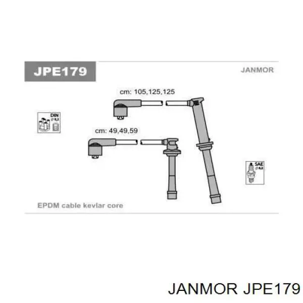 JPE179 Janmor высоковольтные провода
