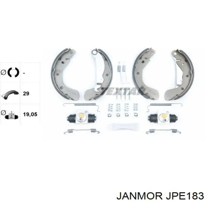 JPE183 Janmor Провода высоковольтные