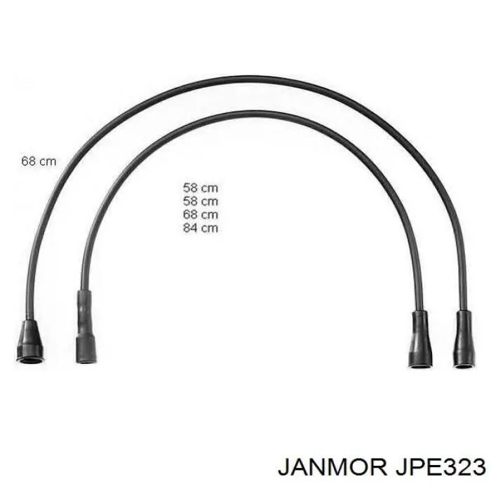 JPE323 Janmor высоковольтные провода