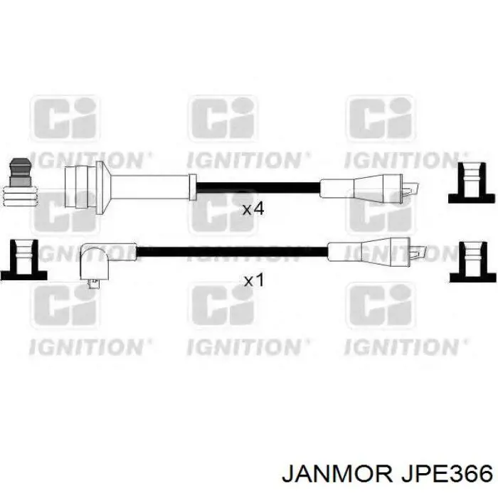 JPE366 Janmor высоковольтные провода