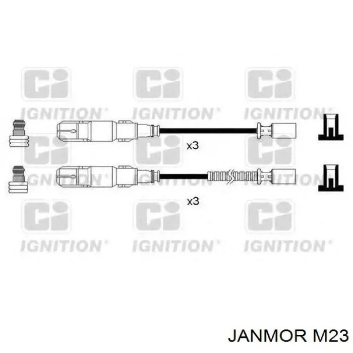 Высоковольтные провода M23 Janmor