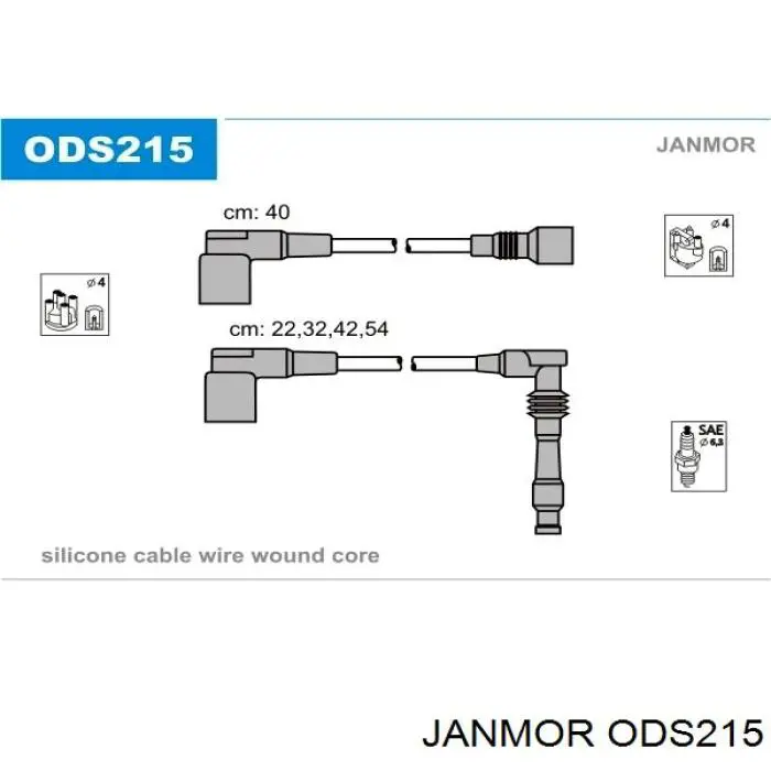 ODS215 Janmor высоковольтные провода