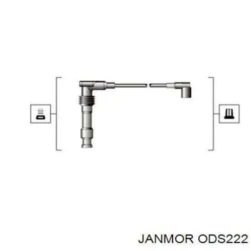 Высоковольтные провода ODS222 Janmor