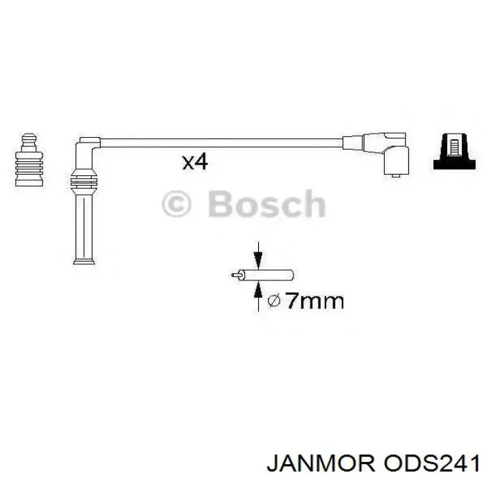 ODS241 Janmor высоковольтные провода