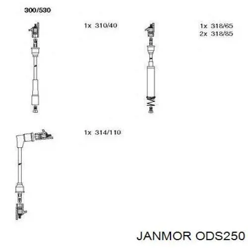 Провода зажигания Janmor ODS250 цена, от 9.18 USD