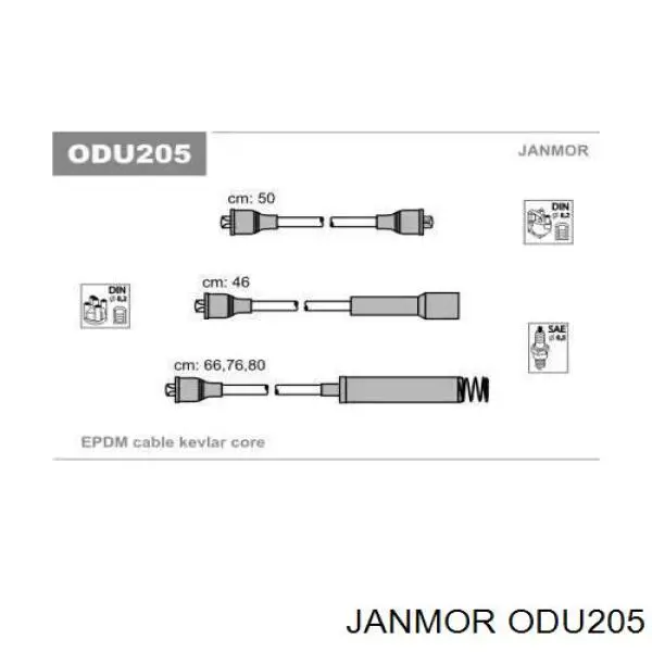 ODU205 Janmor высоковольтные провода
