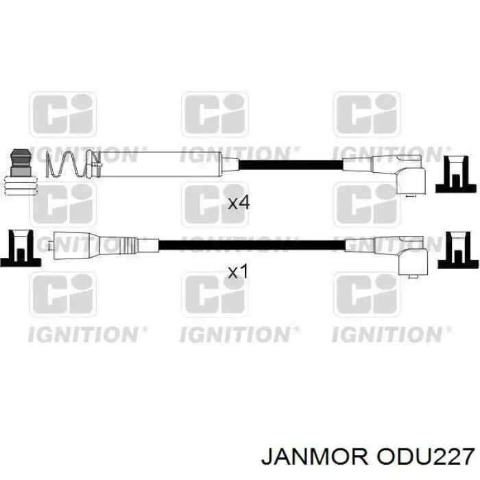 Провода зажигания Janmor ODU227 цена, от 21.92 USD