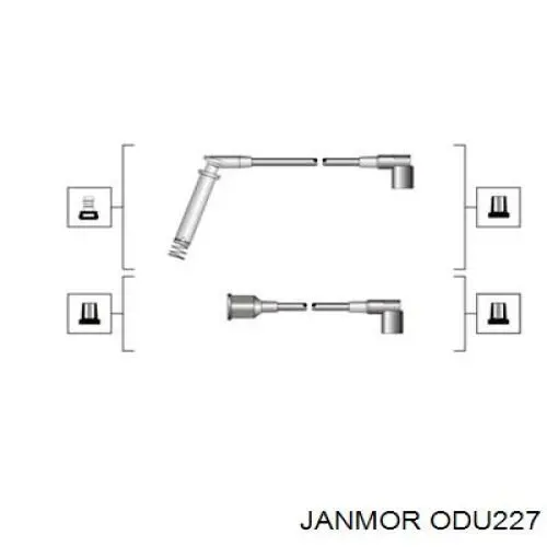 ODU227 Janmor Провода высоковольтные