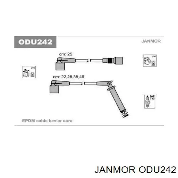 ODU242 Janmor высоковольтные провода