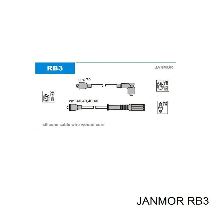 RB3 Janmor высоковольтные провода