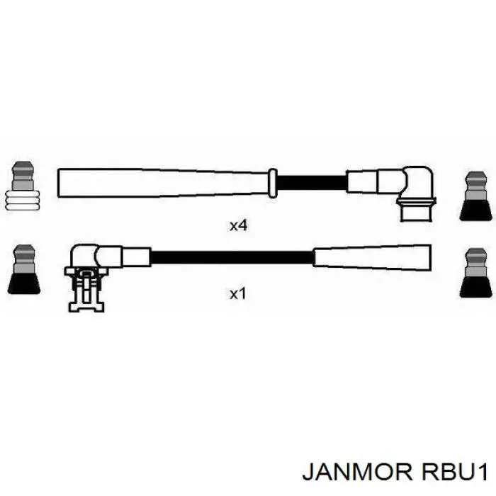 Провода зажигания Janmor RBU1 цена, от 31.60 USD
