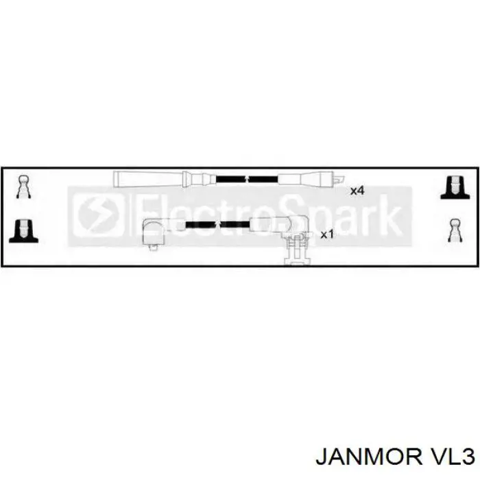 Купить VL3 Janmor Провода высокого напряжения