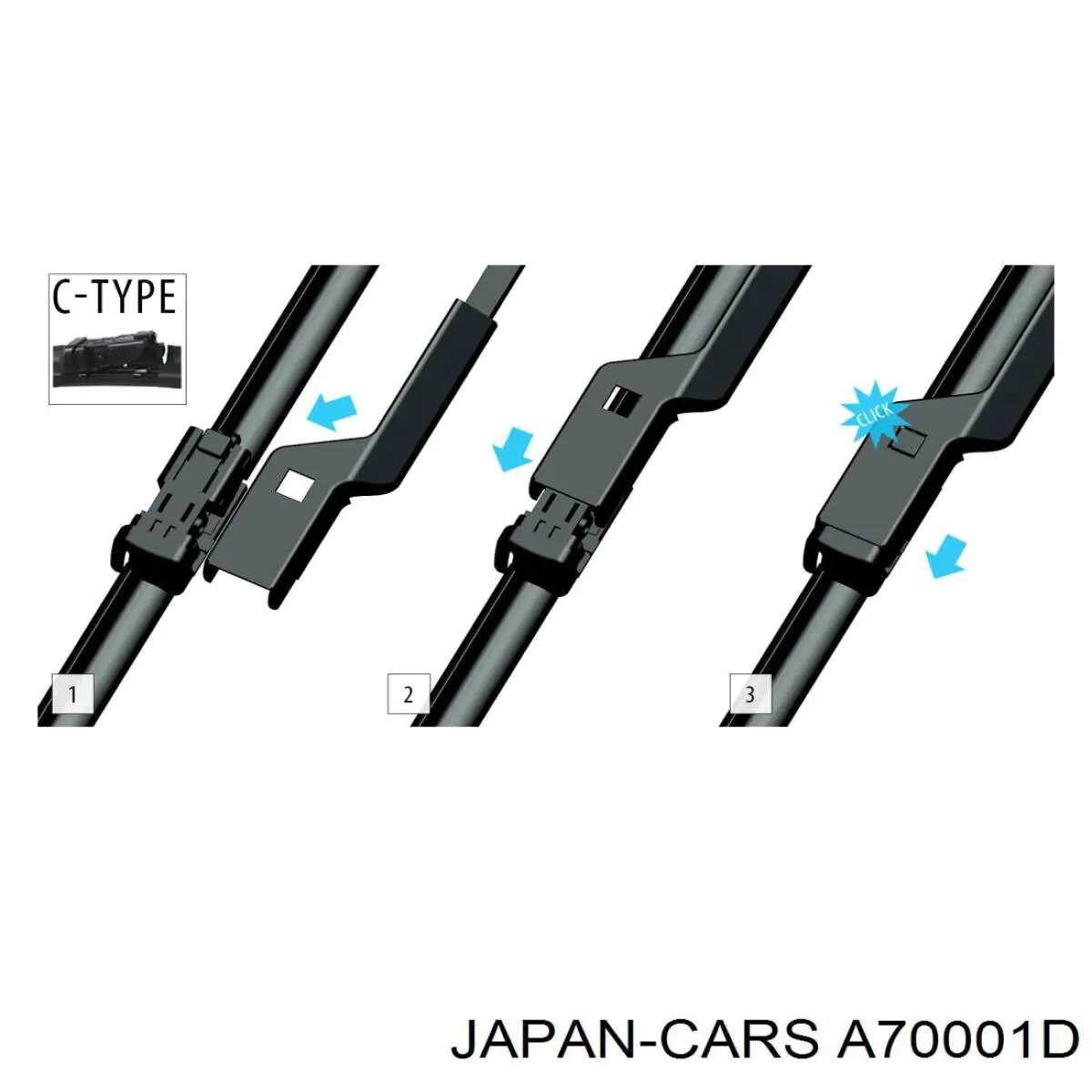 A70001D Japan Cars Втулка штока амортизатора заднего